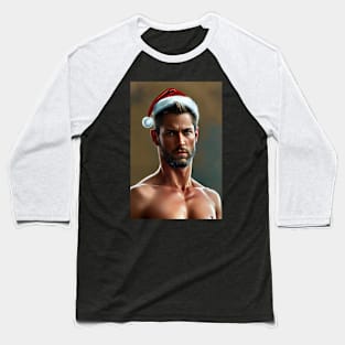 Sexy Hot Santa Claus Baseball T-Shirt